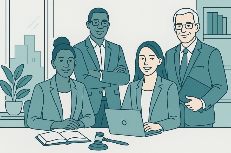 Sandro Chacon & Associates legal team illustration